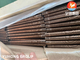 CuNi 90/10 Low Fin 1&quot; Copper Alloy Seamless Fined Tube Extruded Fined Tube For Heat Exchanger (কুপার অ্যালাইউড 90/10 লো ফিন&quot;)