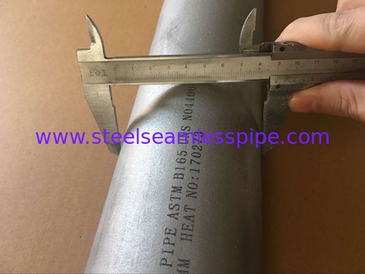 নিকেল মিশ্র Pipe ASTM B163 / B165 ASME SB163 / SB165 Monel 400 NACE MR0175 / এন 2.4360 / Monel K500 / 2.4375