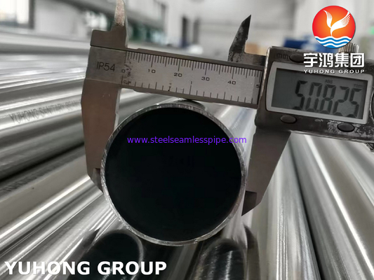 ASTM A270 স্যানিটারি টিউব স্টেইনলেস স্টীল TP316L Seamless Tube For Food Industry