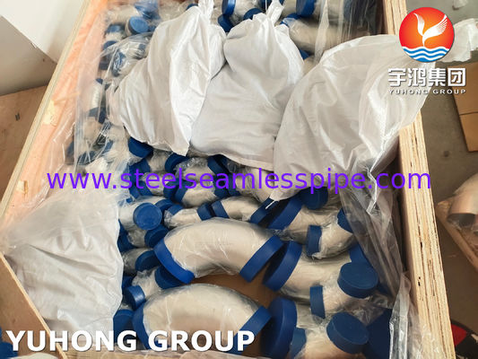 এএসটিএম এ 403 ডাব্লুপি 304-এস সিউমলেস লং রেডিউস স্টেইনলেস স্টিল 90 ডিগ্রি কব্জি বিট ওয়েল্ড পাইপ ফিটিং