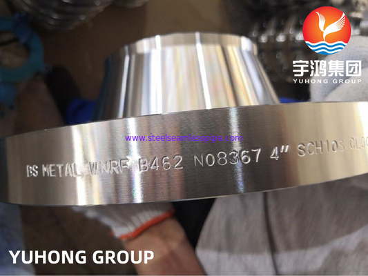 ASTM B462 অ্যালোয় Al6XN, UNS N08367 WNRF তেল ও গ্যাসের জন্য নিকেল অ্যালোয় স্টিল ফ্ল্যাঞ্জ CL3000