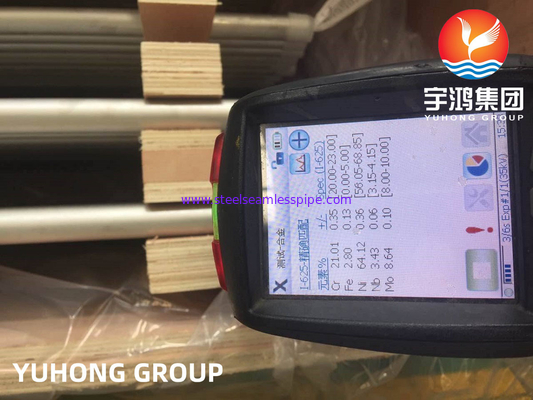 ASME SB444 ইনকনেল 625 / ইউএনএস N06625 নিকেল অ্যালগরি স্টিল ইউ বন্ড সিউমলেস টিউব