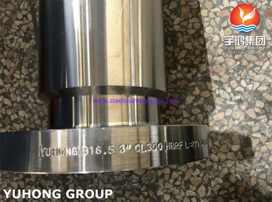 স্টেইনলেস স্টীল লম্বা ঘাড় WNRF ফ্ল্যাঞ্জ,A182 F321 B16.5 ক্লাস 300