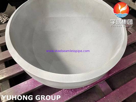 ASME SA403 WP304-S স্টেইনলেস স্টীল ক্যাপ বড় আকার 40 ইঞ্চি Butt ওয়েল্ড পাইপ ফিটিং PT