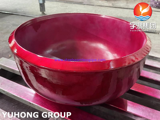 ASME SA403 WP304-S স্টেইনলেস স্টীল ক্যাপ বড় আকার 40 ইঞ্চি Butt ওয়েল্ড পাইপ ফিটিং PT