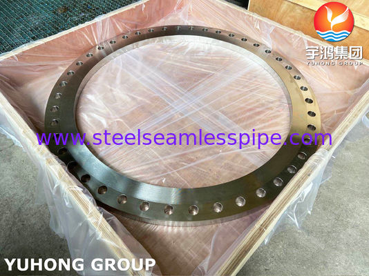 ASTM A240 SS904L প্লেট ফ্যাব্রিকেটেড স্লিপ-অন ফ্ল্যাঞ্জ ফ্ল্যাট ফেস AWWA C207 এবং কাস্টম ডাইমেনশন সহ