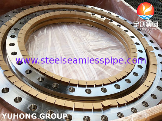 ASTM A240 SS904L প্লেট ফ্যাব্রিকেটেড স্লিপ-অন ফ্ল্যাঞ্জ ফ্ল্যাট ফেস AWWA C207 এবং কাস্টম ডাইমেনশন সহ
