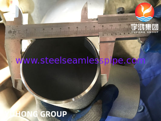 ASTM A403 WP347H-S ৯০° দীর্ঘ ব্যাসার্ধের কনুই বাট ওয়েল্ড ফিটিং উচ্চ-তাপমাত্রার প্রক্রিয়া পাইপিংয়ের জন্য