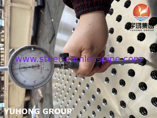 শেল এবং টিউব হিট এক্সচেঞ্জারের জন্য ASTM A182 F316L স্টেইনলেস স্টিল টিউবশীট