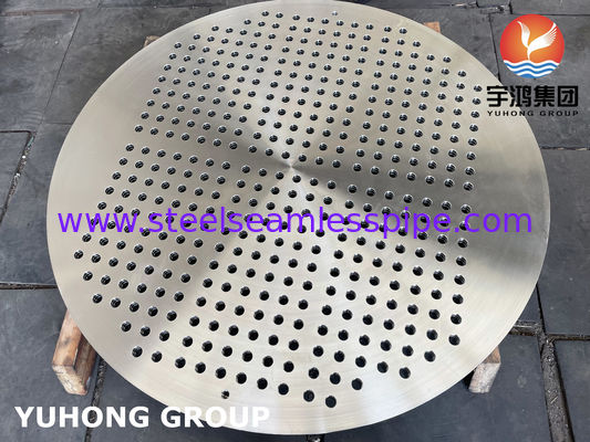 শেল এবং টিউব হিট এক্সচেঞ্জারের জন্য ASTM A182 F316L স্টেইনলেস স্টিল টিউবশীট
