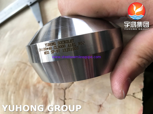 ডুপ্লেক্স স্টিল সকেট A182 F60 / S32205 কাঠামোগত ওলেট ফিটিং এমএসএস এসপি -97