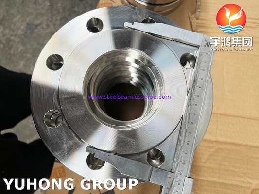 BS4504 (EN 1092-1) F316L স্টেইনলেস স্টীল স্ক্রুড ফ্ল্যাঞ্জ, BSPP থ্রেড PN16 ফোরড টাইপ