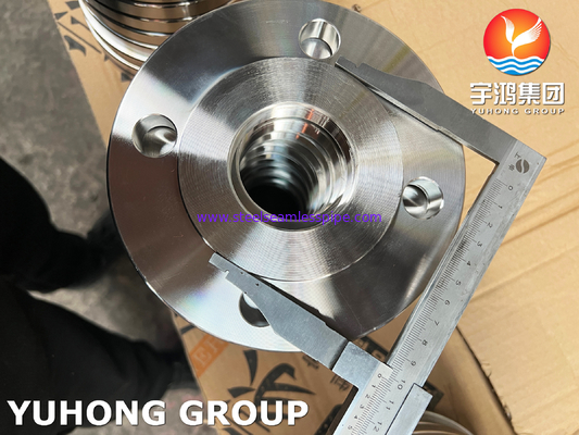 BS4504 (EN 1092-1) F316L স্টেইনলেস স্টীল স্ক্রুড ফ্ল্যাঞ্জ, BSPP থ্রেড PN16 ফোরড টাইপ