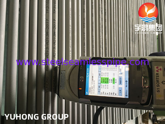 তাপ বিনিময়কারী এবং বয়লার অ্যাপ্লিকেশনের জন্য ASTM A213 TP316L কোল্ড ড্রন স্টেইনলেস স্টিল সীমলেস টিউব