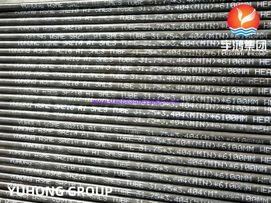 কার্বন ইস্পাত ASME SA210 GR.A1 বোতল এবং সুপারহিটার জন্য SMLS টিউব