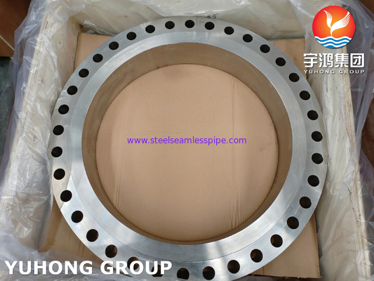 ASME SA182 F317L কাঠের স্টেইনলেস স্টীল রিং স্পেসার ফ্ল্যাঞ্জ প্যাডল স্পেসার