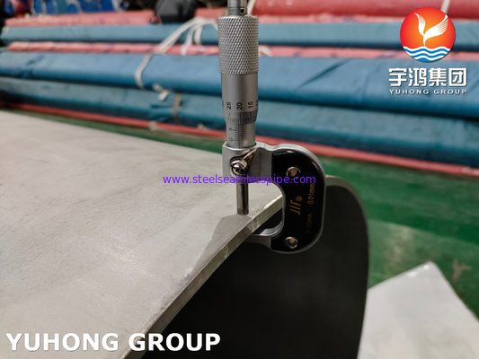 ASME SA312 TP317L 1.4438 উচ্চ তাপমাত্রা সেবা জন্য ঝালাই পাইপ