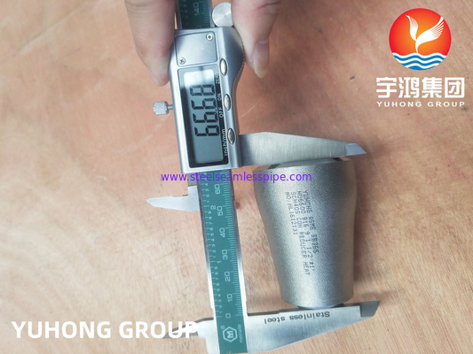 Buttweld ASME SB366 N06600 2.4816 ইনকোনেল 600 কনসেন্ট্রিক রিডাক্টর