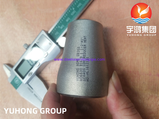 Buttweld ASME SB366 N06600 2.4816 ইনকোনেল 600 কনসেন্ট্রিক রিডাক্টর