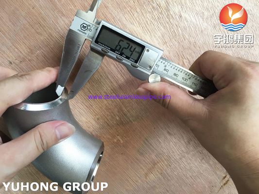 স্টেইনলেস স্টীল N08904 BUTT WELD ফিটিং SB366 WP904L EBLOW B16.9