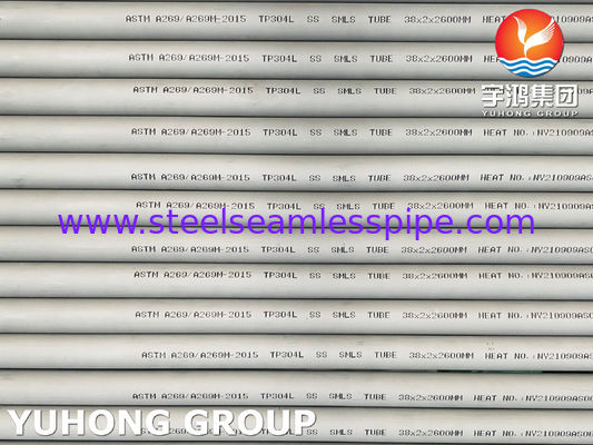 অস্টেনিটিক স্টেইনলেস স্টিল টিউবিং ASTM A269 TP304L, সাধারণ ক্ষয়-প্রতিরোধী পরিষেবার জন্য ব্যবহৃত
