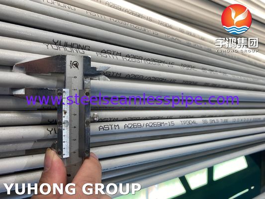 অস্টেনিটিক স্টেইনলেস স্টিল টিউবিং ASTM A269 TP304L, সাধারণ ক্ষয়-প্রতিরোধী পরিষেবার জন্য ব্যবহৃত