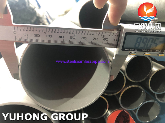 ASTM A789 UNS S32205 রাসায়নিক শিল্পের জন্য ডুপ্লেক্স স্টিলের সিউমলেস টিউব