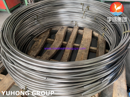 ASTM A269 TP316L স্টেইনলেস স্টীল সিউমলেস কয়েল টিউব, BA কনভেকশন টিউব কয়েল