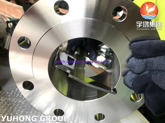 SA182 F60 / UNS S32205 ফোরজড ডুপ্লেক্স স্টিল ফ্ল্যাঞ্জ, ওয়েল্ড-নেক আরএফ ফেস ANSI B16.5, বর্জ্য জল শোধন সরঞ্জামের জন্য
