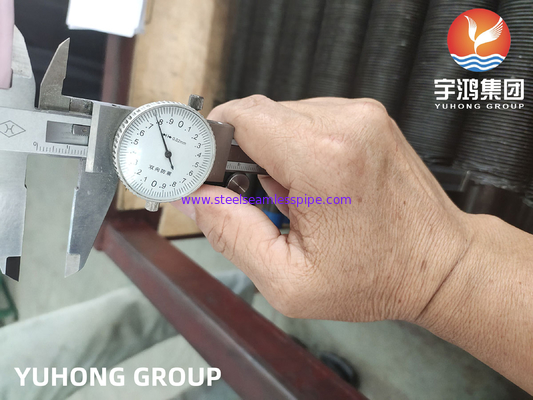ASTM A179 G-টাইপ ফিন টিউব ফিন অ্যালুমিনিয়াম 1060 এমবেডেড ফিনড টিউব