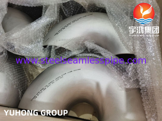 নিউক্লিয়ার পাওয়ার প্ল্যান্টের জন্য নিকেল অ্যালোয় বট-ওয়েল্ড ফিটিং, ইনকলোয় 800 এইচ এলআর এলকোট 90/180 ডিগ্রি