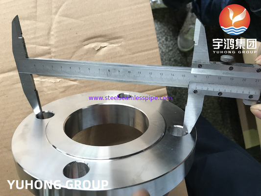 ASME A182 F304/f304L/F316 / F316L Brida de Acero অস্থায়ী স্লিপ অন ফ্ল্যাঞ্জ ওয়েল্ডিং নেক ফ্ল্যাঞ্জ RF FF
