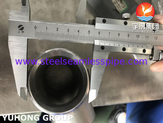ডুপ্লেক্স স্টিল পাইপ ফিটিং সমান টি ASTM A815 S31803 B16.9 হিট এক্সচেঞ্জার তেল গ্যাস