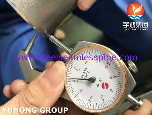 ডুপ্লেক্স স্টিল পাইপ ফিটিং সমান টি ASTM A815 S31803 B16.9 হিট এক্সচেঞ্জার তেল গ্যাস