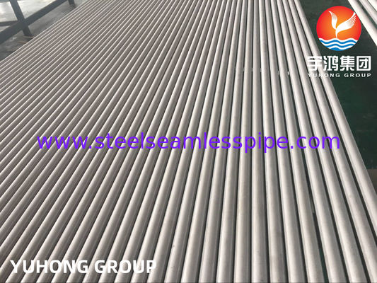 স্টেইনলেস স্টিল সীমলেস টিউব উপাদান TP304 TP316 TP321 জারা প্রতিরোধক তাপ বিনিময়কারী কনডেনসার এয়ার কুলার