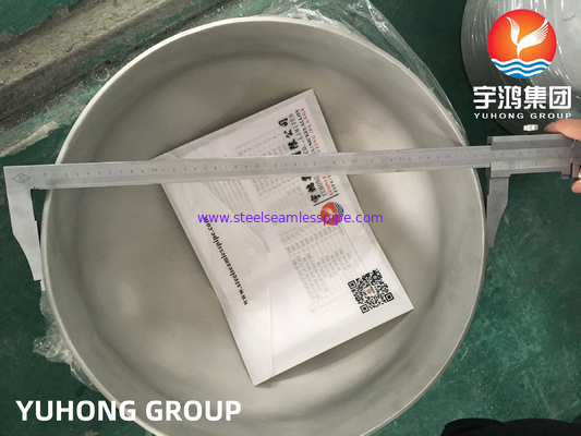 A403 WP304 / WP304L স্টেইনলেস স্টিল ক্যাপ, বাট ওয়েল্ড ফিটিংস B16.9, চাপপূর্ণ পাত্র তৈরির জন্য