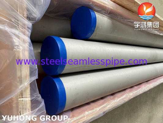 হিট এক্সচেঞ্জার এবং রাসায়নিক শিল্পের জন্য 254 SMO স্টেইনলেস স্টিল বিজোড় পাইপ ASTM A312 UNS S31254