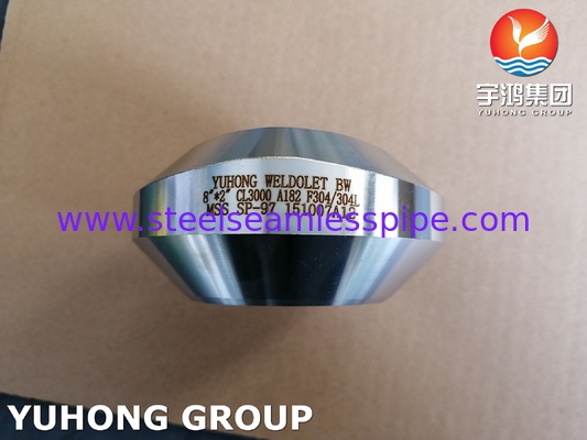 স্টেইনলেস স্টীল ফিটিং ASTM A182 F304 1.4301 ওয়েলডোলেট এমএসএস এসপি -97