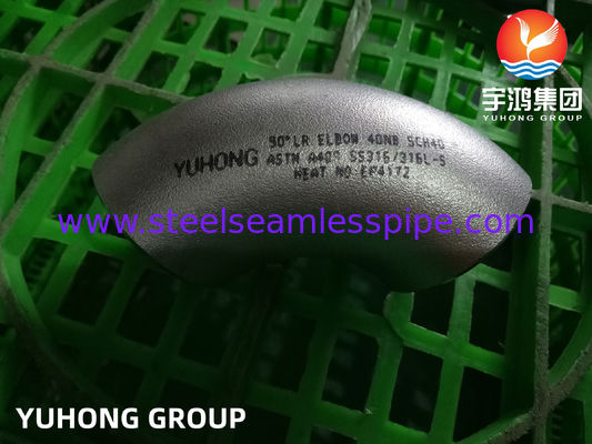 স্টেইনলেস স্টীল Seamless পাইপ ফিটিংA403 WP304 WP304L WP316 Elbow 45Deg 90Deg 180Deg 1/2" NB - 48" NB