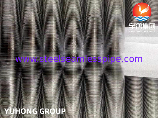 ASME SB163 UNS N04400 অ্যালুমিনিয়াম ফিন সহ নিকেল অ্যালোয় এমবেডেড জি টাইপ ফিন টিউব