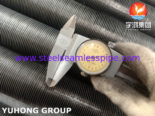 ASME SB163 UNS N04400 অ্যালুমিনিয়াম ফিন সহ নিকেল অ্যালোয় এমবেডেড জি টাইপ ফিন টিউব