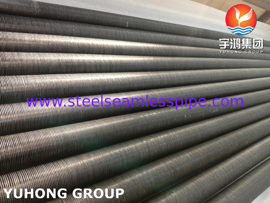 এমবেডেড জি টাইপ ফিন টিউব ASME SB163 Monel 400/UNS N04400 অ্যালুমিনিয়াম ফিন সহ বেস টিউব