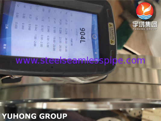 ASTM A240 F904L, UNS N08904, AWWA C207 স্টেইনলেস স্টীল স্লিপ অন ফ্ল্যাঞ্জ, ফ্ল্যাট ফেস