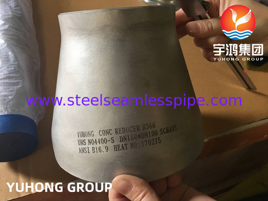 ASTM B366 UNS N04400, Monel 400 বাট ওয়েল্ড নিকেল অ্যালয় স্টিল পাইপ ফিটিং, কনুই, রিডুসার