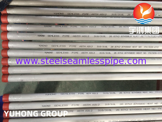 পেট্রোকেমিক্যাল শিল্পের জন্য ASTM A312 TP316L স্টেইনলেস স্টিল সীমলেস পাইপ