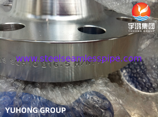 ASTM A182 F347, UNS S34700 স্টেইনলেস স্টীল ওয়েল্ড নেক ফ্ল্যাঞ্জ, উত্থাপিত মুখ, ASME B16.5