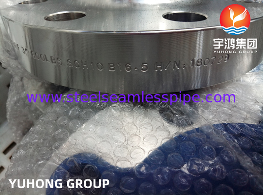 ASTM A182 F347, UNS S34700 স্টেইনলেস স্টীল ওয়েল্ড নেক ফ্ল্যাঞ্জ, উত্থাপিত মুখ, ASME B16.5
