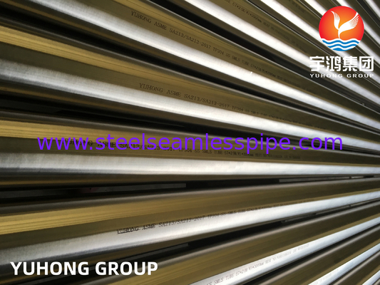 ASME SA213 ASTM A213 TP304 সিউমলেস স্টেইনলেস স্টীল তাপ এক্সচেঞ্জার টিউব