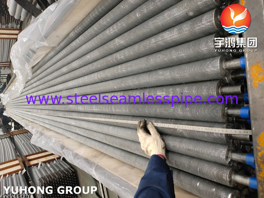 এক্সট্রুড ফিনড টিউব, ASME SA179 কার্বন স্টীল আল ফিনস সহ তাপ এক্সচেঞ্জার টিউব