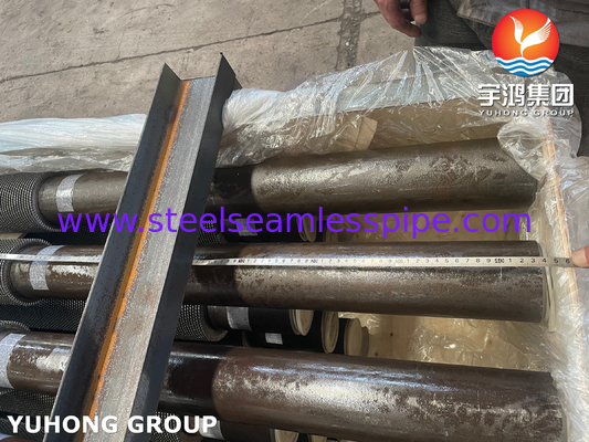 ASTM A335 Gr. P9 11Cr ফিনস সহ খাদ ইস্পাত টিউব, অগ্নি চুল্লি জন্য serrated ফিন টিউব